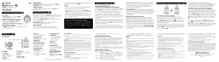 UG-GDI-EXRMP101-EN | PDF | Bluetooth | Smartphone