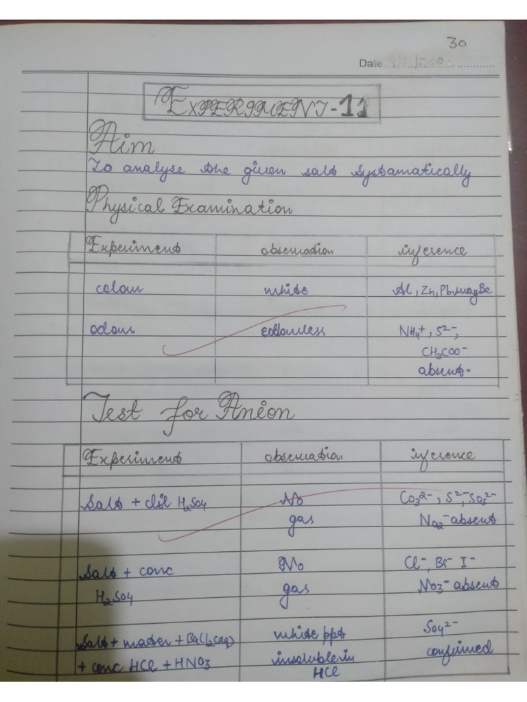 Chemistry Experiment of 12 Class | PDF