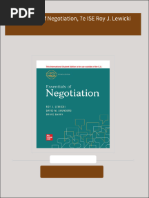 [Ebooks PDF] download Essentials of Negotiation, 7e ISE Roy J. Lewicki full chapters
