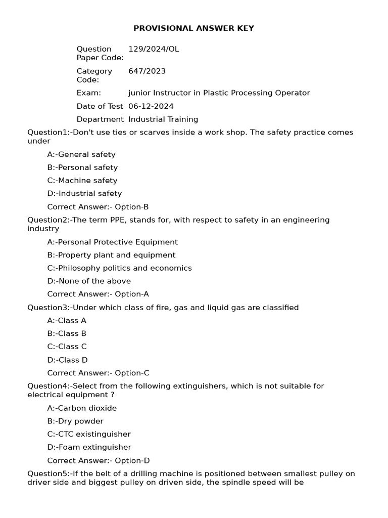 provl-key-129-2024-jr-inst-plastic-processing-operator-pdf-polymers