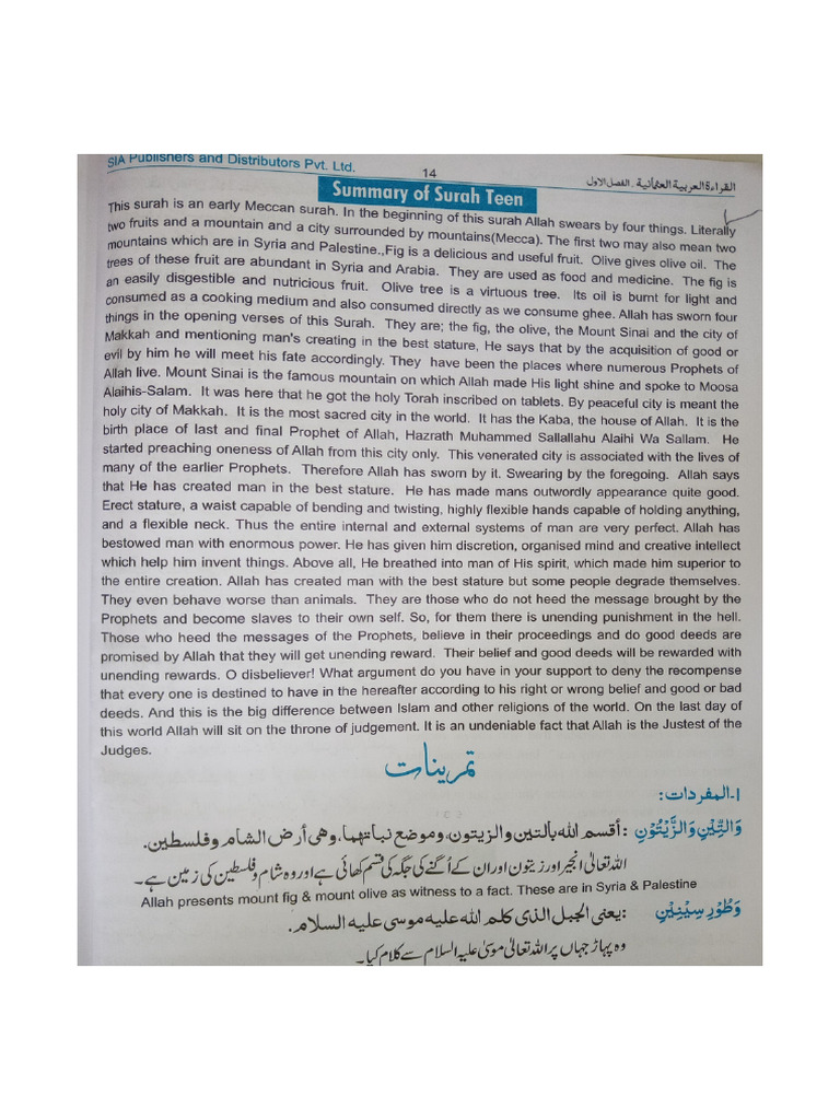 Important in Arabic | PDF