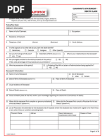 Liberty Death Claim Form Instructions | PDF | Taxes | Cheque