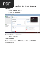 Manual Básico de Oracle | PDF