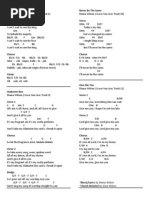 No Other Name Chords Pdf Song Structure Musical Forms
