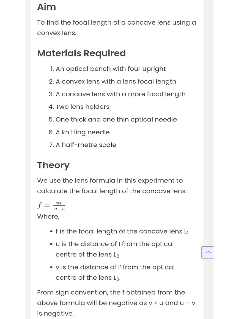 PHYSICS EXPERIMENT 6 | PDF