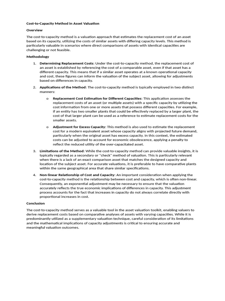 Cost To Cost Pdf