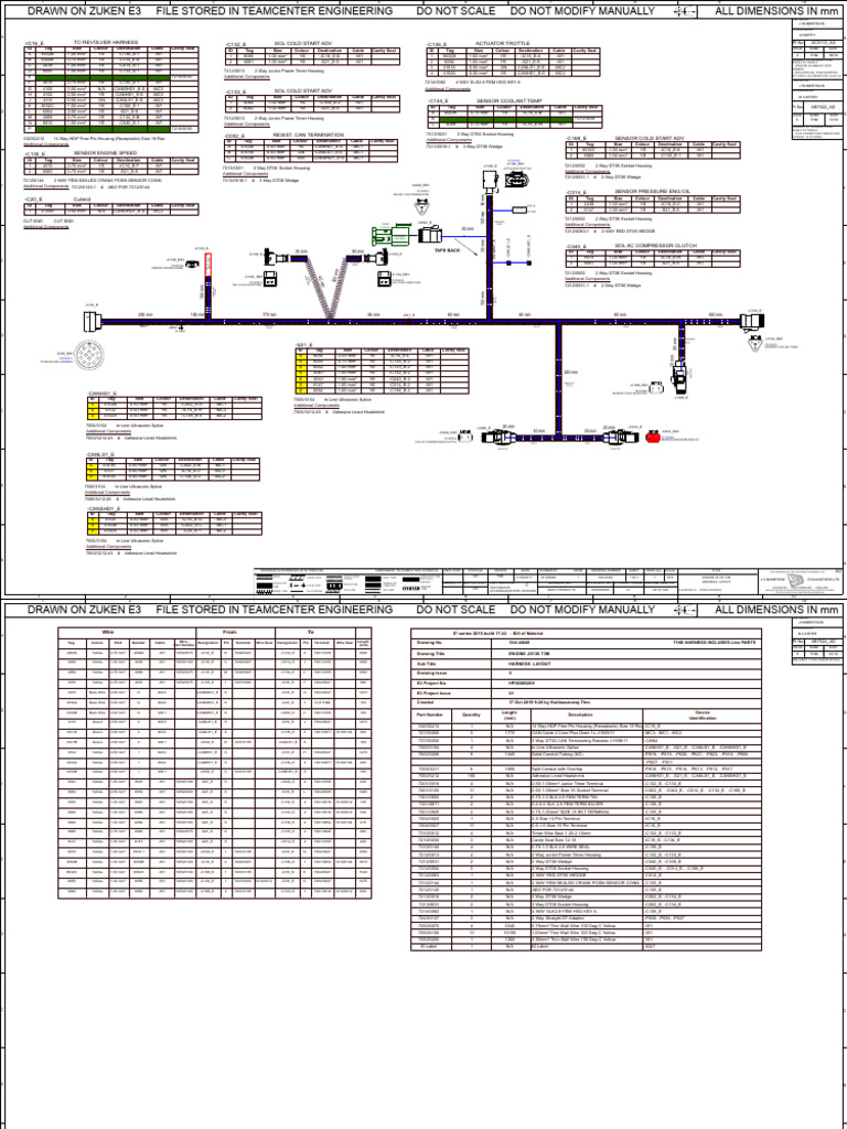 JCB G30 Wiring Harness Layout | PDF | Electrical Connector | Equipment