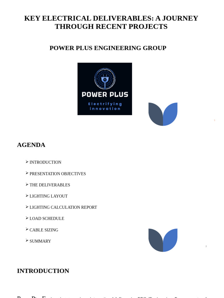 Project Highlights - 072219 | PDF | Lighting | Engineering
