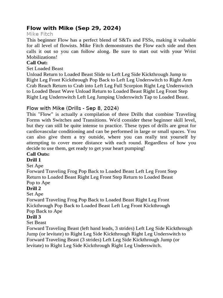 The Flow Beginners Pdf