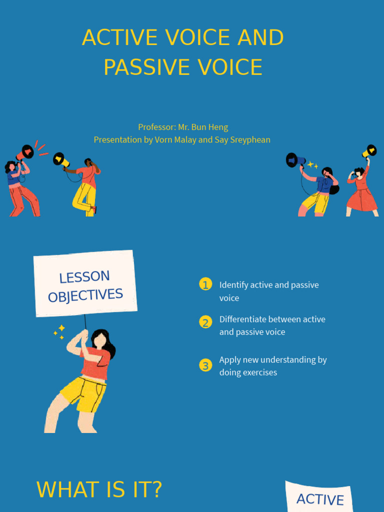 Active vs. Passive Voice Explained | PDF | Verb | Syntactic Relationships