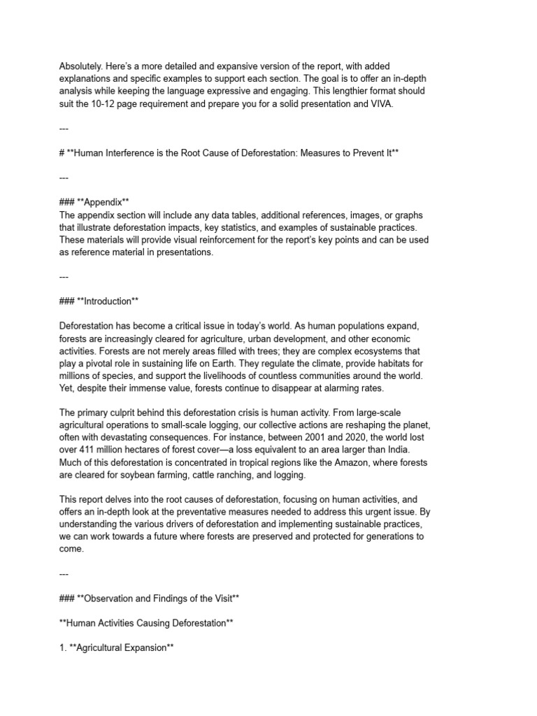 Untitled Document | PDF | Deforestation | Forests