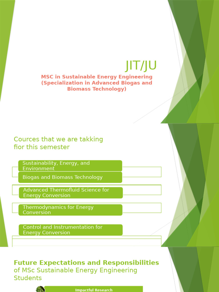 MSc in Sustainable Energy Engineering | PDF