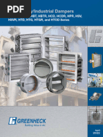 HCD Series: High Capacity Drum Louvers | PDF | Duct (Flow) | Mechanical ...