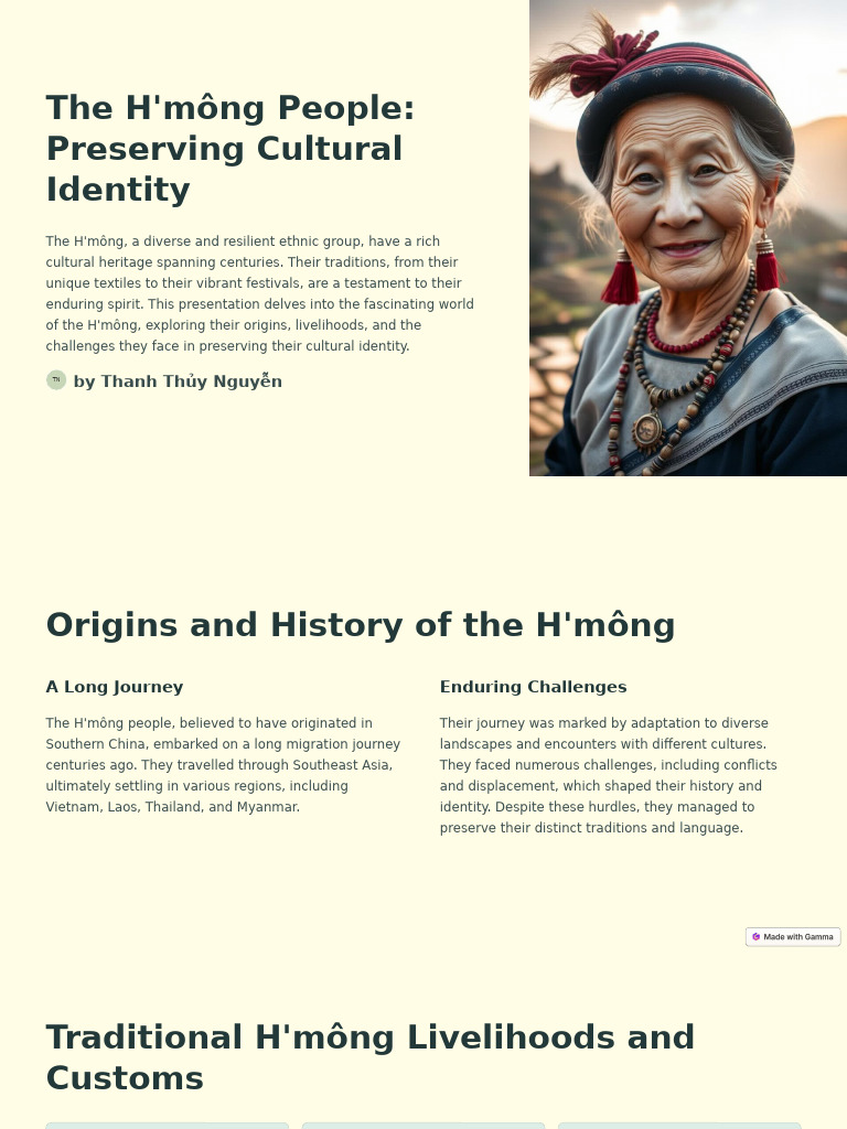 H'mông Culture: Heritage and Challenges | PDF | Hmong People