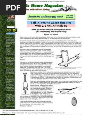 Home Made Fishing Gear 2004