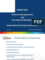 ANSYS R13 Missile FSI Example