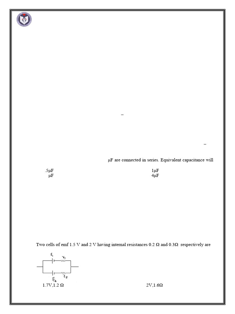 Physics Sample Paper for Class XII | PDF | Magnetic Field | Magnetism