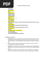 Circular Letter Format with Sample | PDF