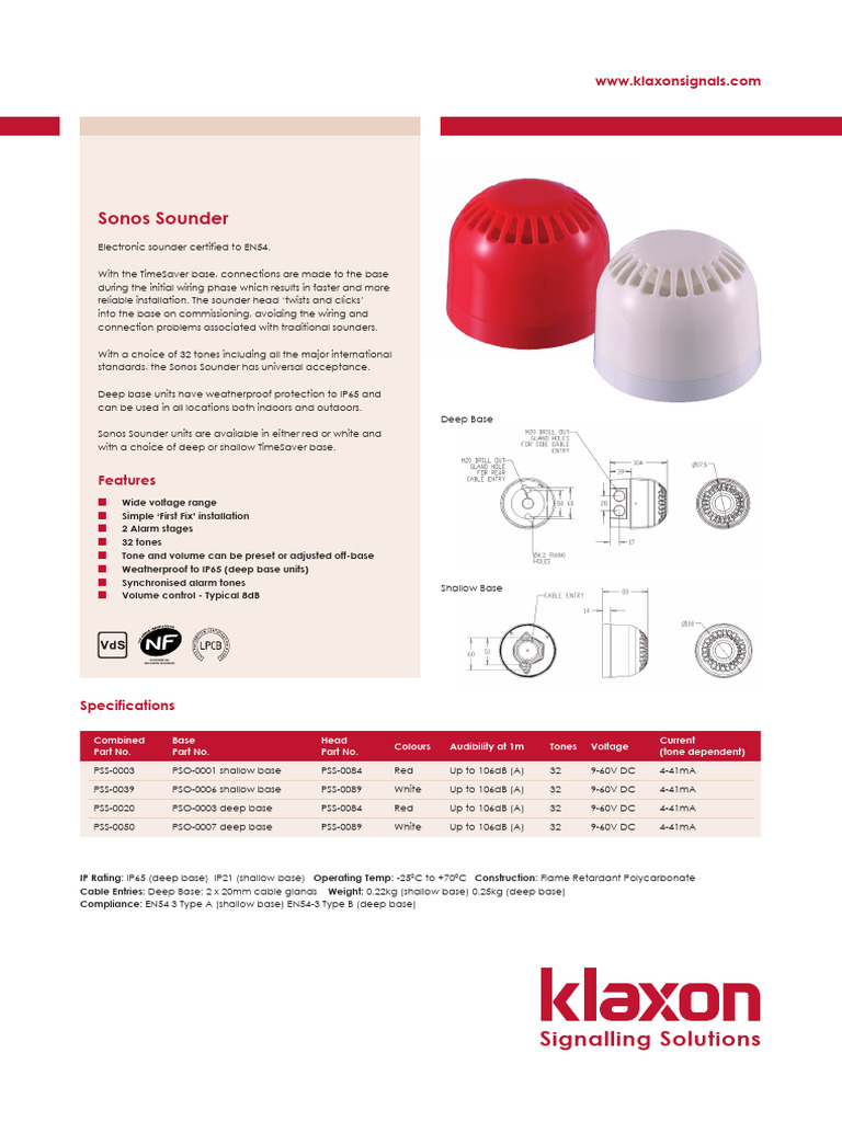 Sonos Sounder Installation Guide | PDF | Power (Physics) | Electrical ...