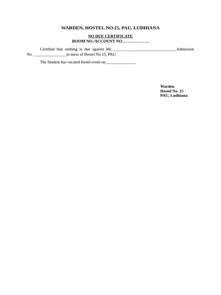 Warden | PDF