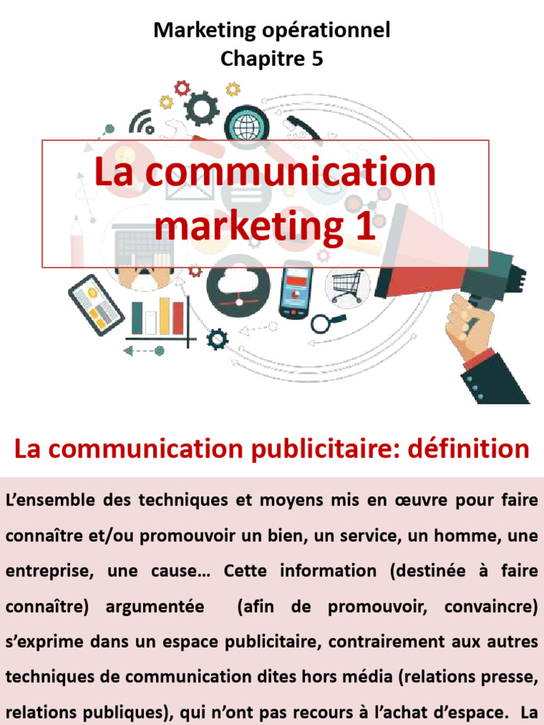 Communication marketing et publicité | PDF | Publicité | la communication