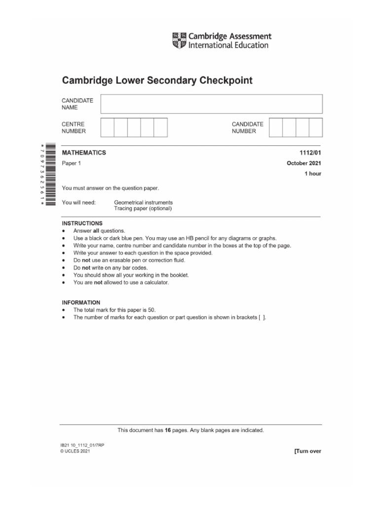 October 2021 caie p1 questions 1112 mathematics cambridge lower