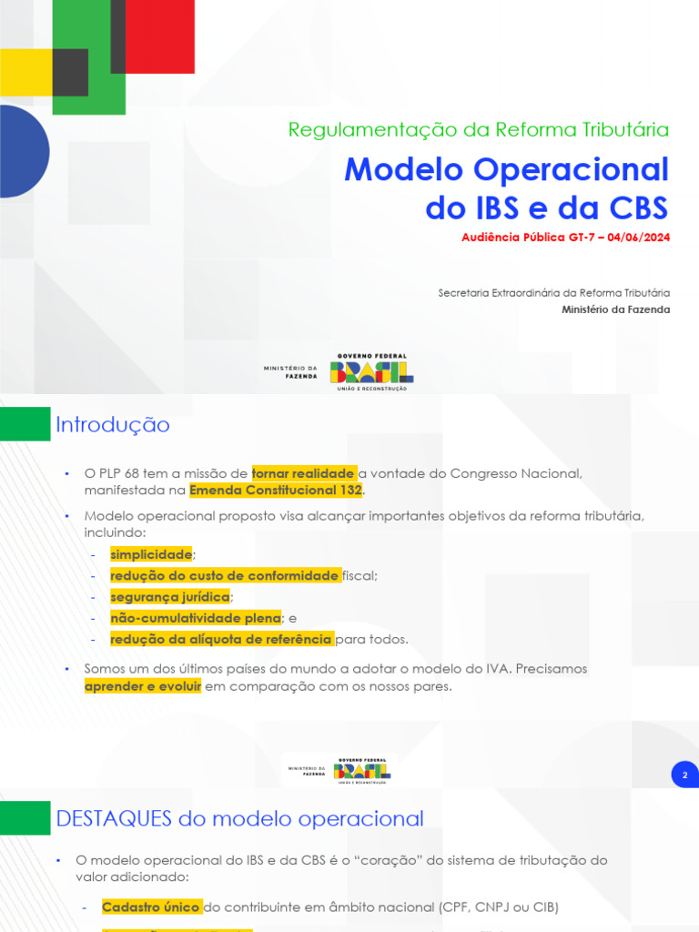 2024.06.04 - DANIEL LORIA - Ministerio Da Fazenda | PDF | Fluxo de ...