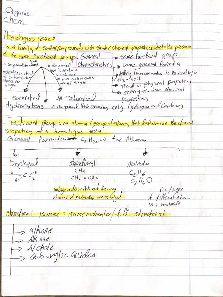 Organic Chem Notes | PDF