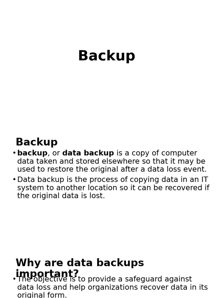 Essential Guide to Data Backup Strategies | PDF