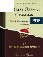 A Brief German Grammar - 9781440052231
