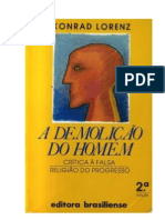 Konrad Lorenz - A Demolição Do Homem