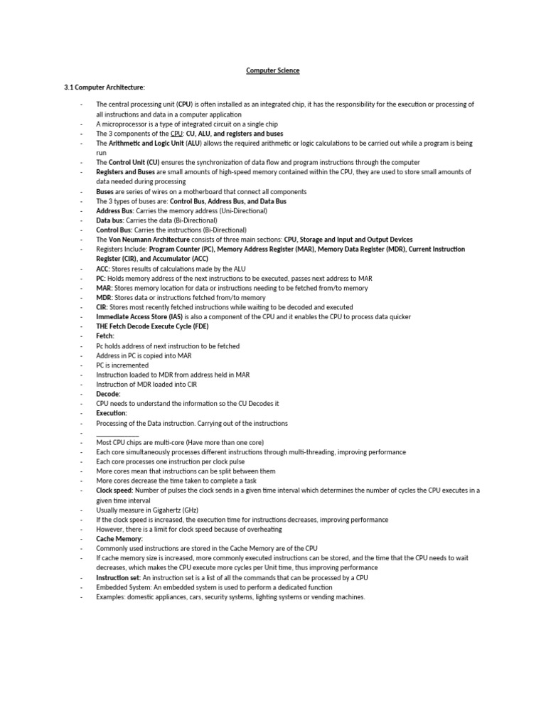 Understanding CPU Architecture and Input Devices | PDF | Computer Data ...