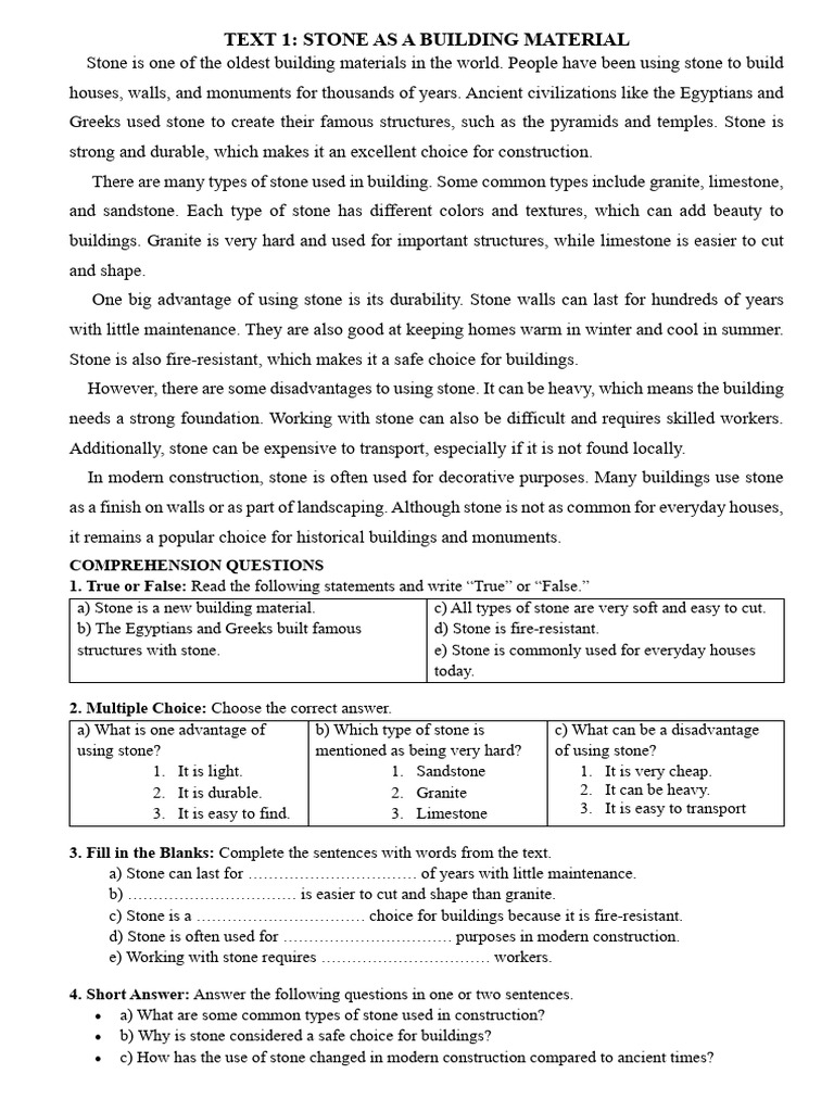 Traditional Building Materials Overview | PDF | Concrete | Building ...