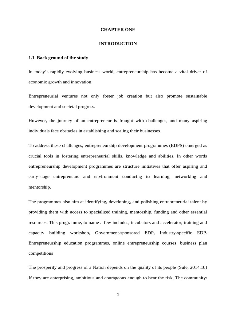 Impact of SMEs in Poverty Reduction in Nigeria | PDF | Entrepreneurship ...