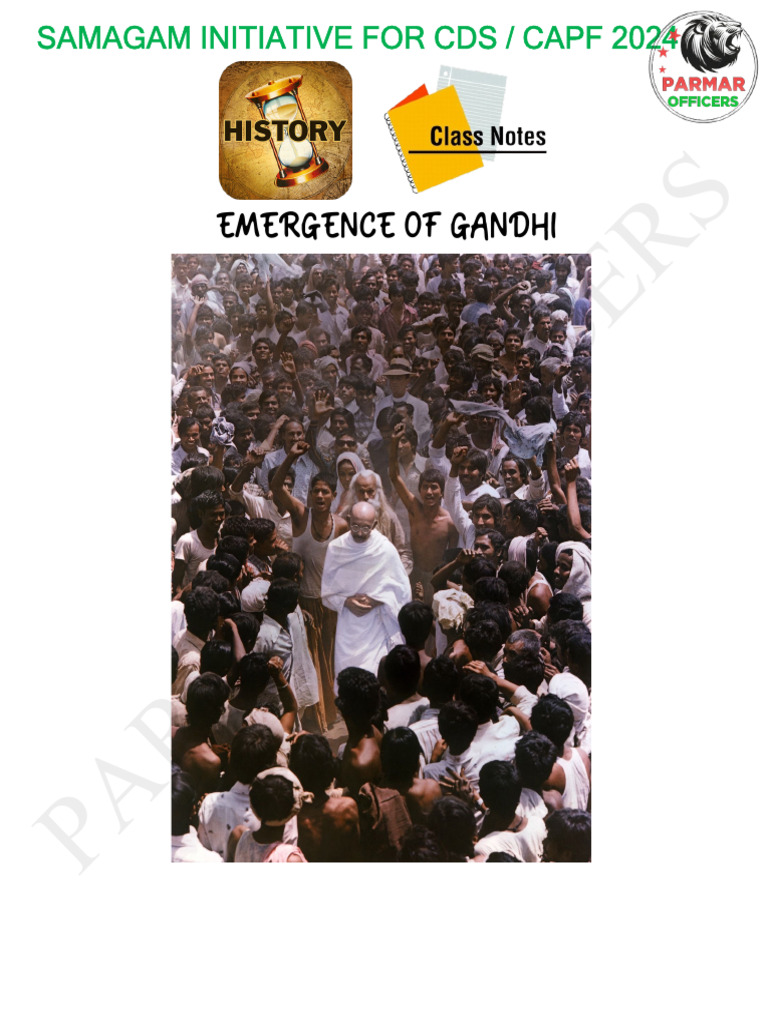 Gandhi's Return to India: 9 Jan 1915 | PDF | Mahatma Gandhi ...