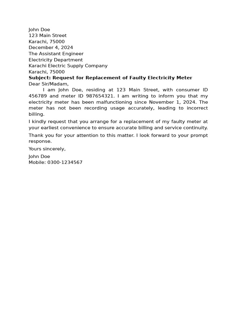 Single Phase Energy Meter Replacement Application | PDF