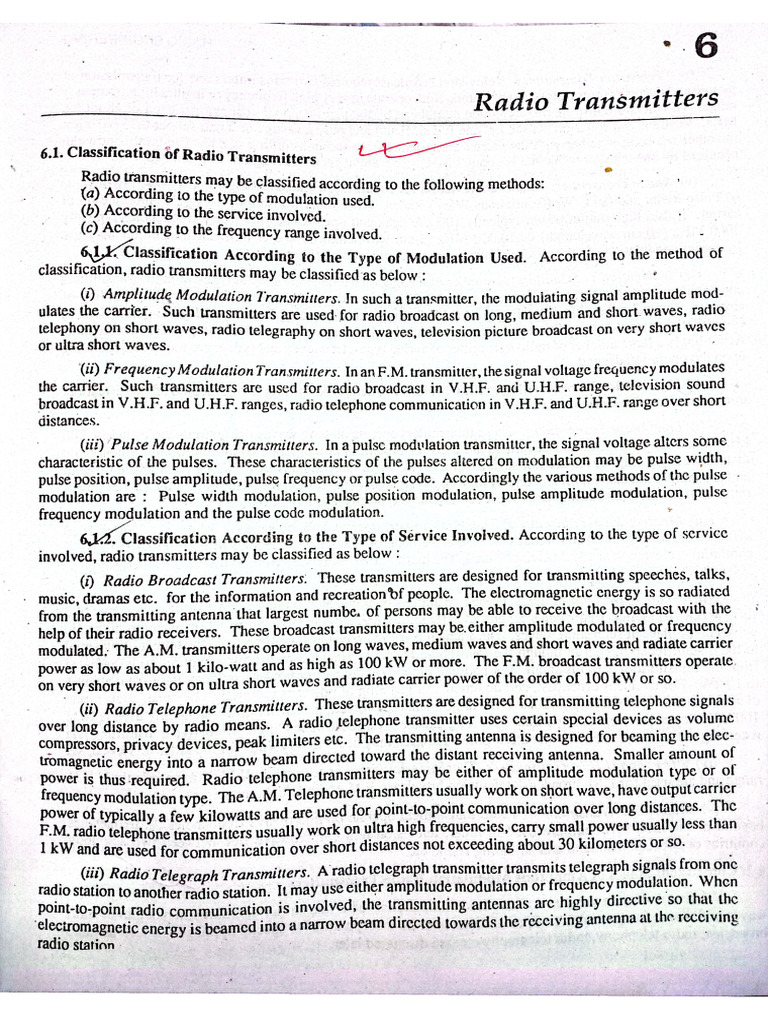 Radio Engineering Chapter 6-10 by G. K. Mithal | PDF