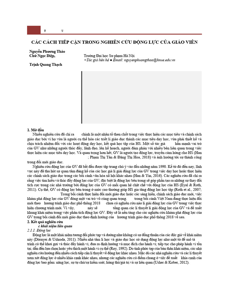 Nguyn PHNG Tho V Cs | PDF