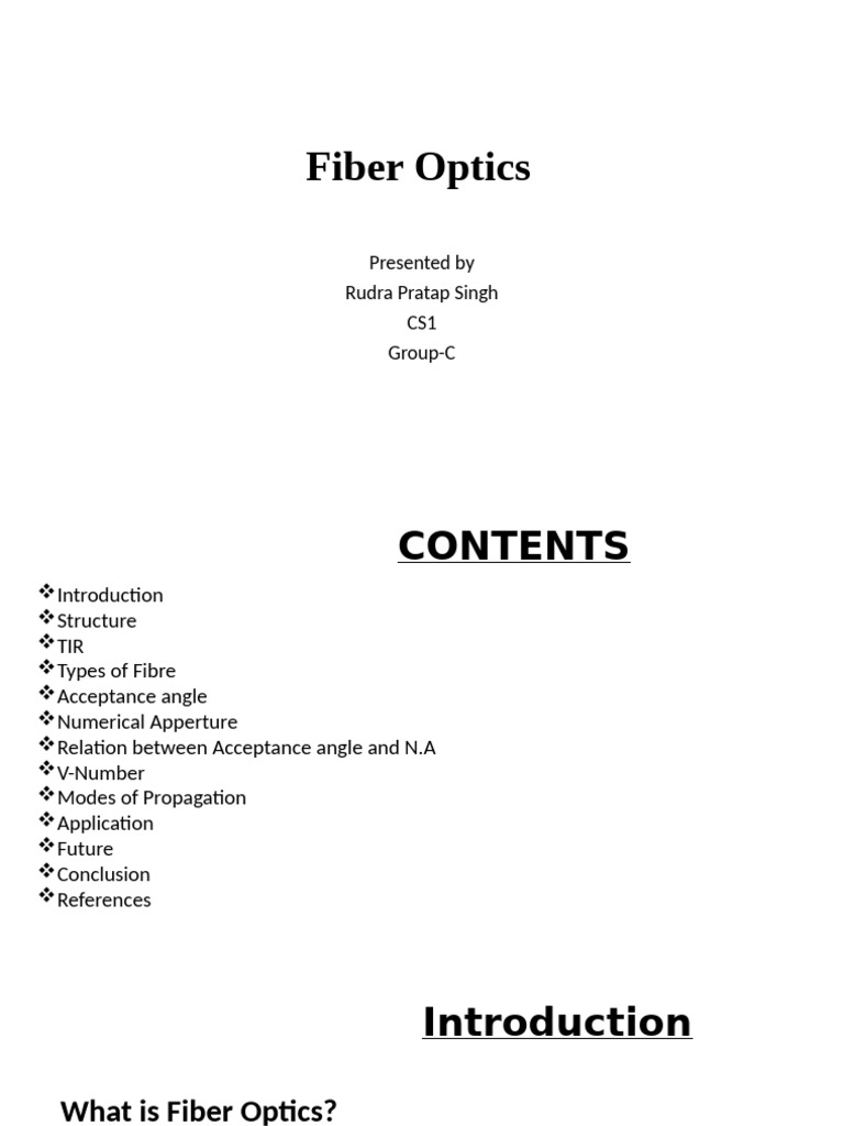 Fibre Optics | PDF | Optical Fiber | Radiation