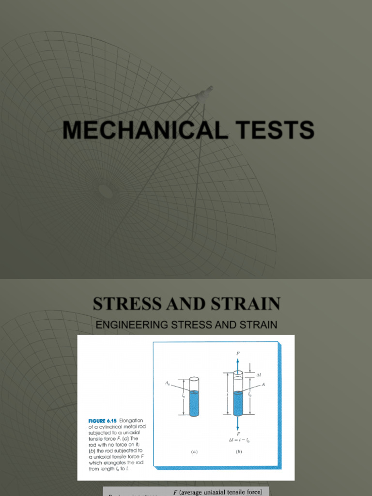 Mechanical Testing Methods Overview | PDF