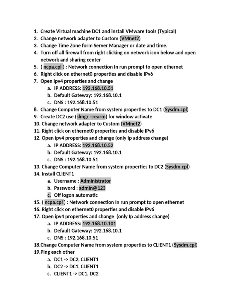 Windows Server Notes | PDF | Domain Name System | Active Directory