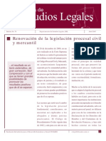 Renovación de La Legislación Procesal Civilfel - 76