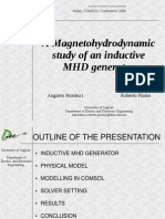 Augusto Montisci and Roberto Pintus - A Magnetohydrodynamic Study of An Inductive MHD Generator