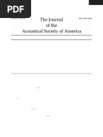 Leo L Beranek Acoustics PDF | PDF