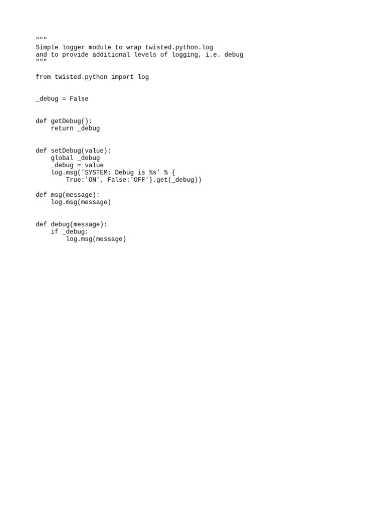 Log pdf