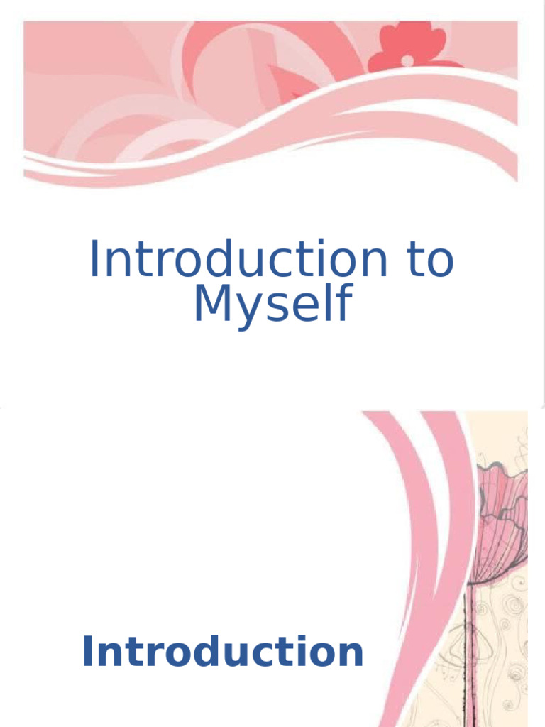 Introduction to Myself | PDF