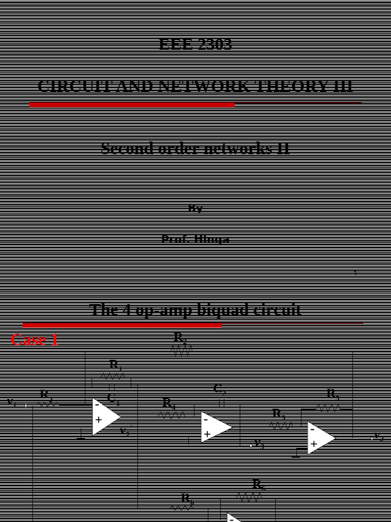 Lecture 6 Second Order 2 | PDF | Radio Technology | Telecommunications ...