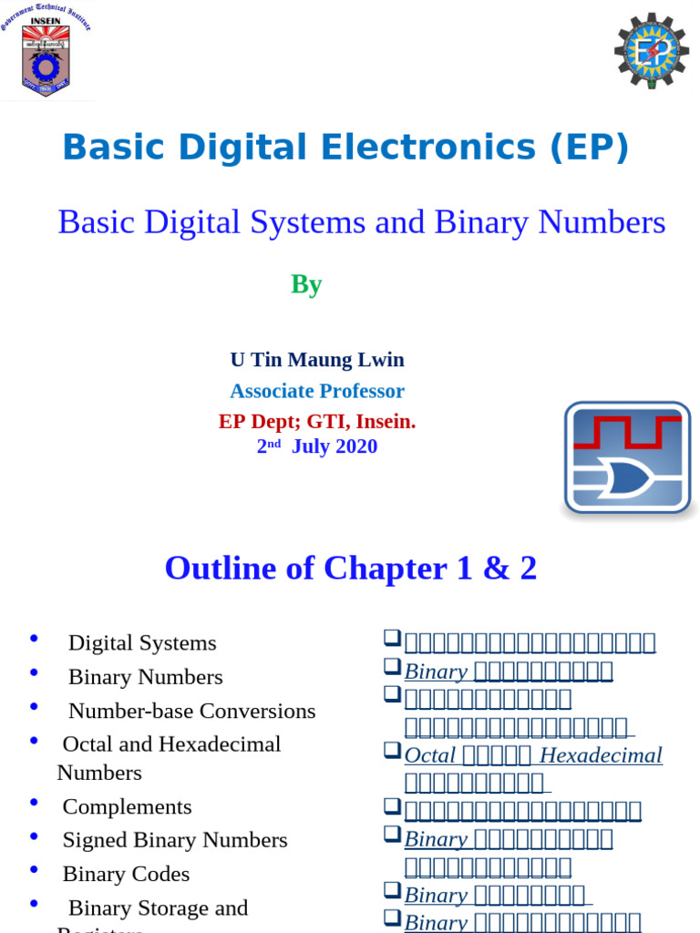 Basic Digital_Systems_and_Binary_Numbers Sample | PDF | Subtraction ...