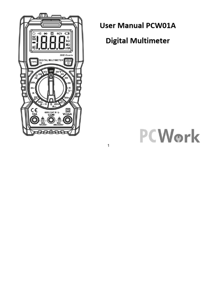 Multi Meter | PDF | Ac Power Plugs And Sockets | Switch