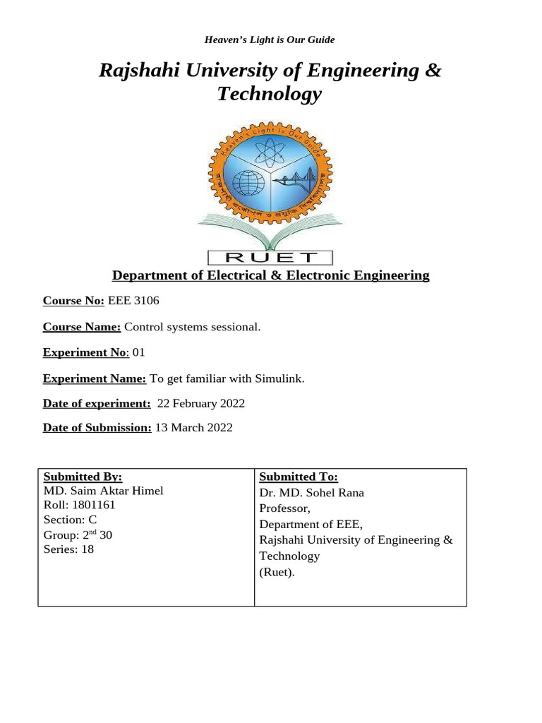 Familiarization with Simulink in MATLAB | PDF | Sine Wave | Electrical ...